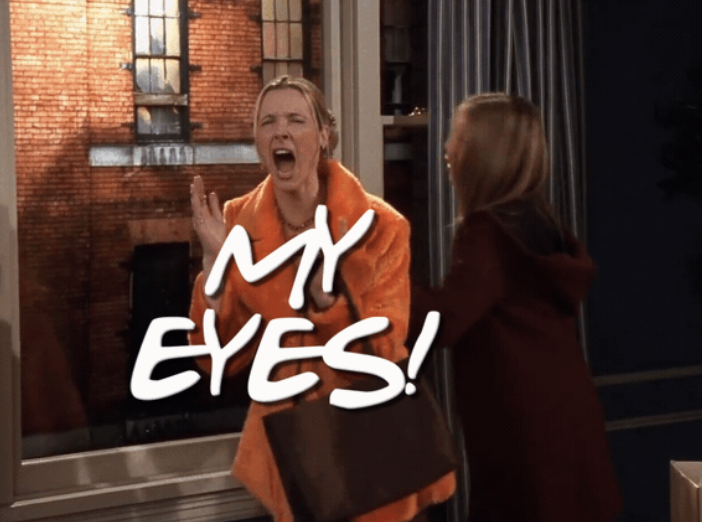 Phoebe friens my eyes illustration